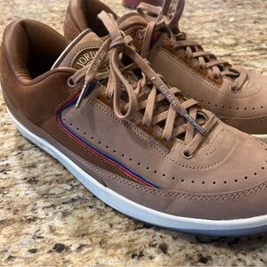 Nike Air Jordan 2 Retro Low Brown and Tan Men's Sneakers size 10.5